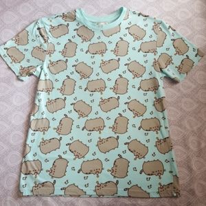 Pusheen Aqua Birthday Tshirt